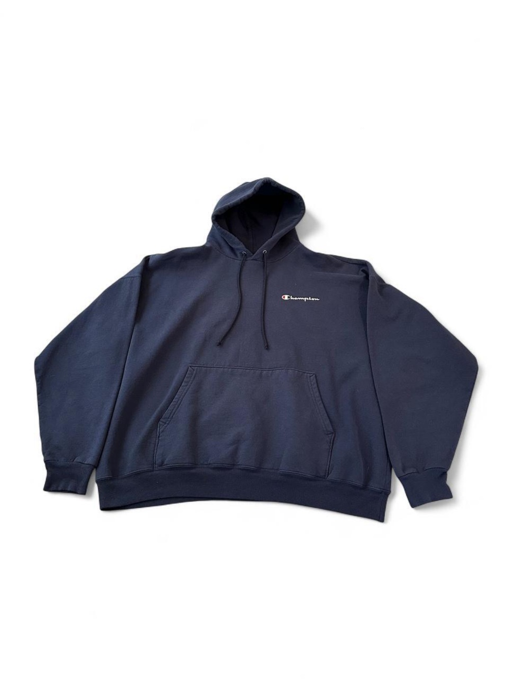 Men XL Champion Navy Blue Pullover Hoodie